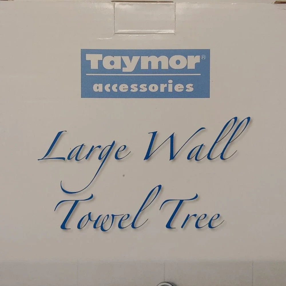 Towel Holder NEW Large Wall Mounted Silver Chrome
